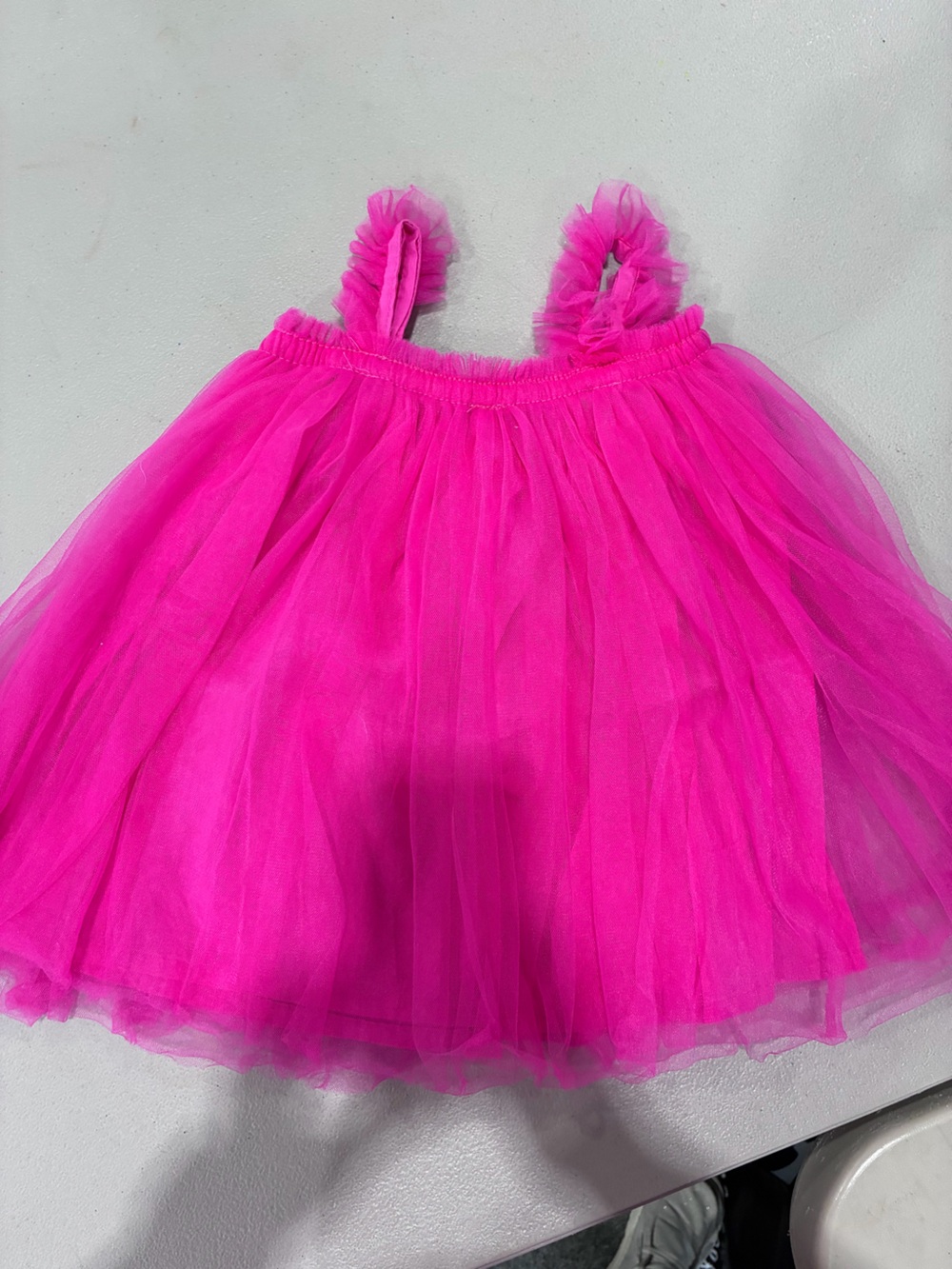 Hot Pink Tulle Infant Dress 12 months